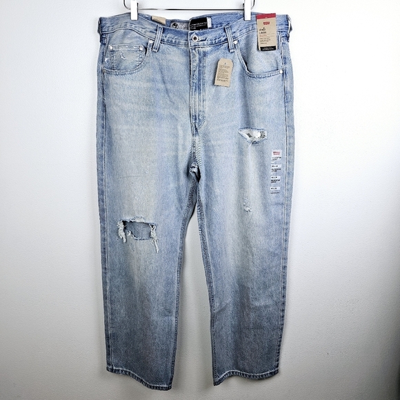 Levi's SilverTab Loose Lightwash Jeans NWT 40x30 - Picture 4 of 16